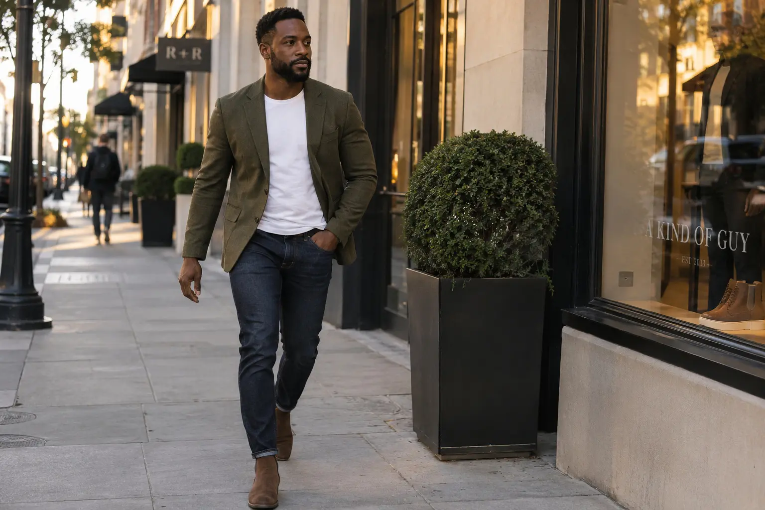 5 quy tắc phối blazer với jeans cho nam giới