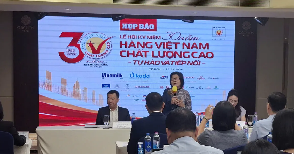 Lễ hội kỷ niệm Hàng Việt Nam Chất lượng cao: điểm hẹn của thương hiệu Việt