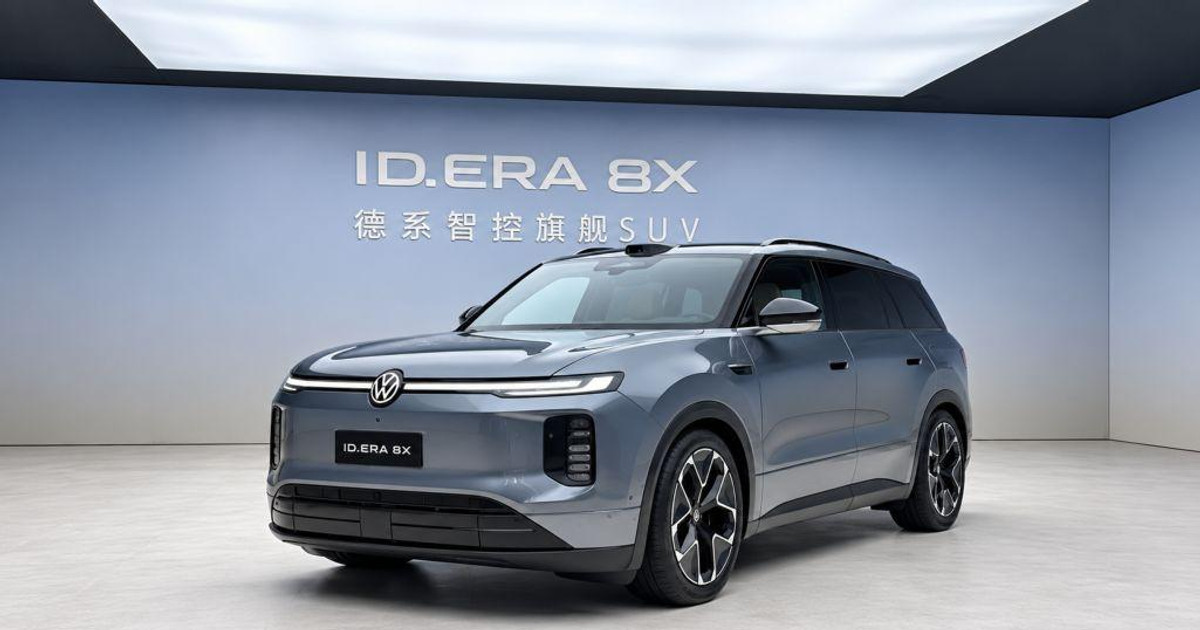 Volkswagen ID.Era 8X EREV: SUV hạng sang điện phá vỡ nỗi lo cạn pin