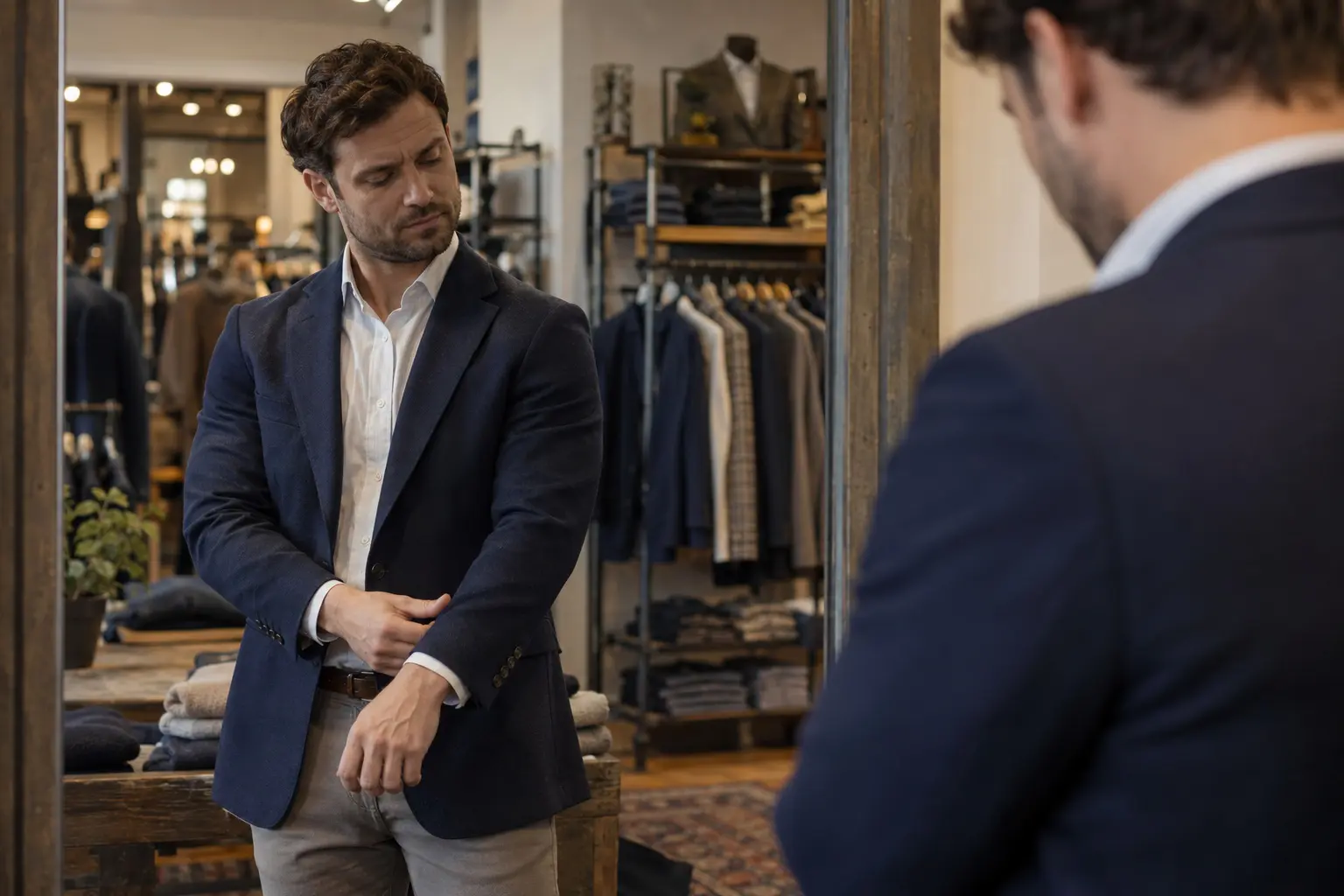 Xây dựng tủ đồ casual tinh giản với áo phông, sơ mi và quần jeans