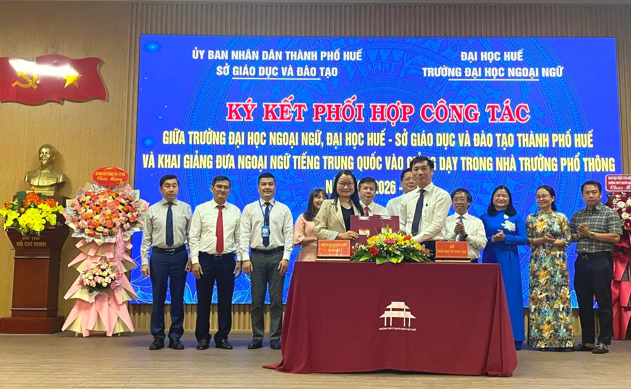 Huế dạy tiếng Trung tại trường phổ thông: bước ngoặt ngoại ngữ
