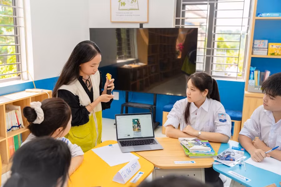 Thư viện đa chức năng KSFC ở Kim Xuyên: bệ phóng cho học sinh vùng cao