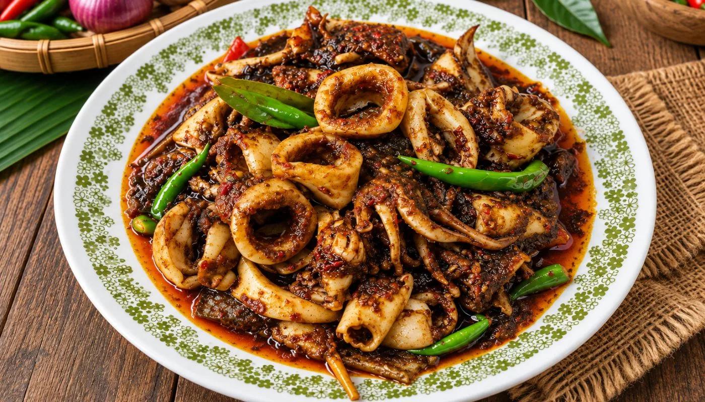 Sotong Masak Hitam & Bihun Sup: Dua Resepi Laut Cepat
