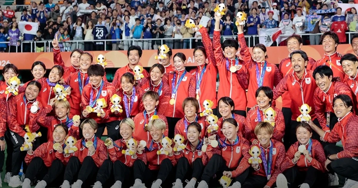 Nhật Bản giành hat-trick vàng bóng đá nữ ASIAD sau màn đấu súng kịch tính với Triều Tiên