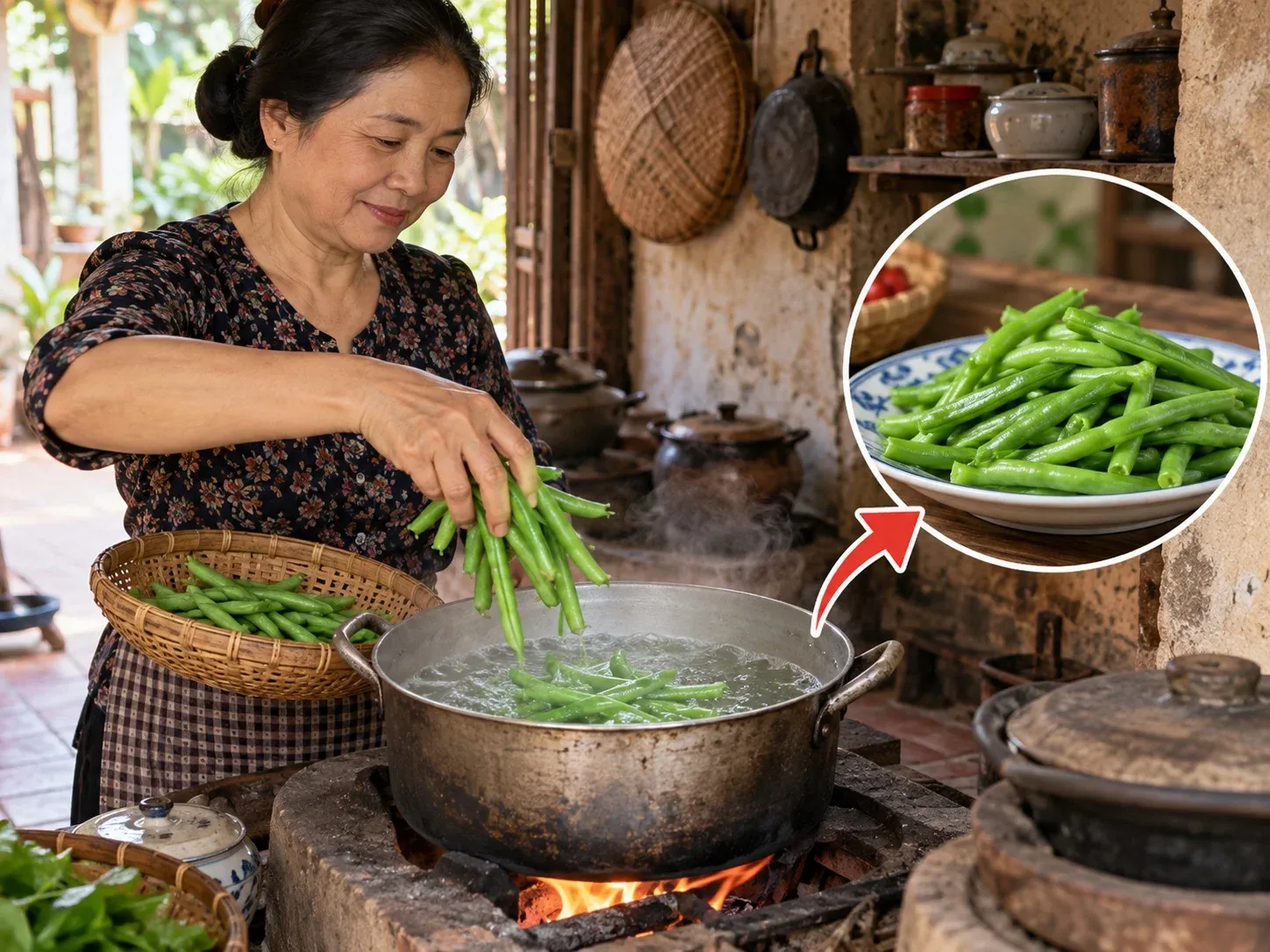 Luộc rau mở vung, luộc thịt đậy kín: làm khác để món ngon hơn