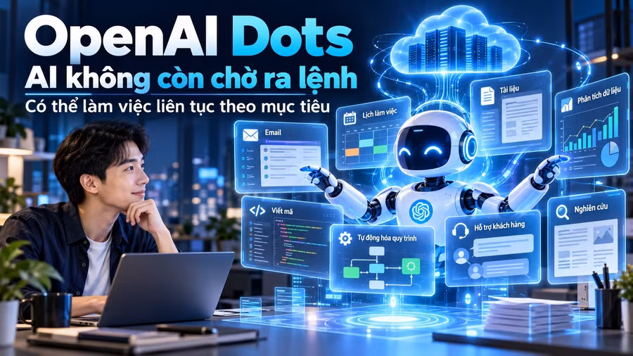 OpenAI Dots: từ chatbot đến đồng nghiệp AI tự chủ
