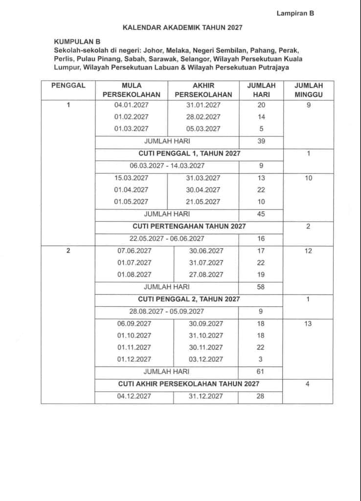 Panduan Lengkap Kalendar Akademik: Cuti, Perayaan dan Strategi Percutian Keluarga
