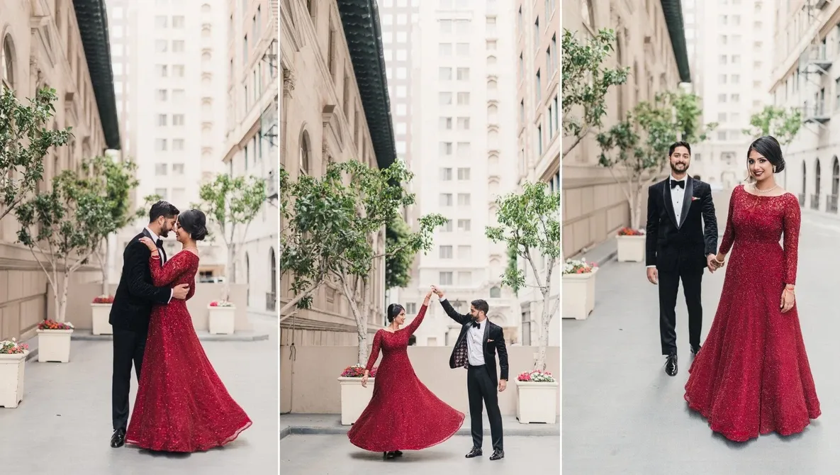 Tư thế chuyển động: bí quyết làm mới năng lượng trong ảnh cặp đôi