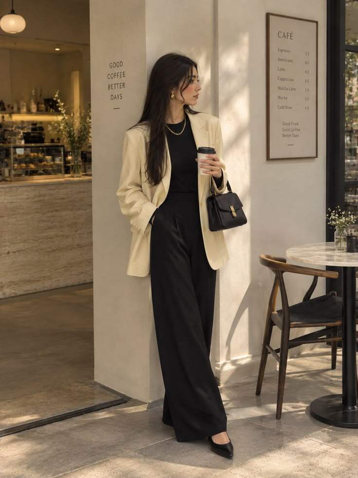 Công thức bánh sandwich: bí kíp layering công sở mùa lạnh