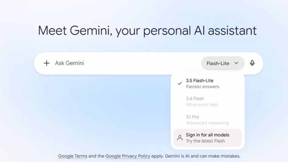 Google thu hẹp quyền truy cập Gemini miễn phí: người dùng buộc phải trả tiền cho mô hình AI tiên tiến