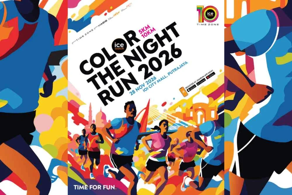 Sedekad Larian Malam: Dari Ice-Watch Night Run ke Color The Night Run
