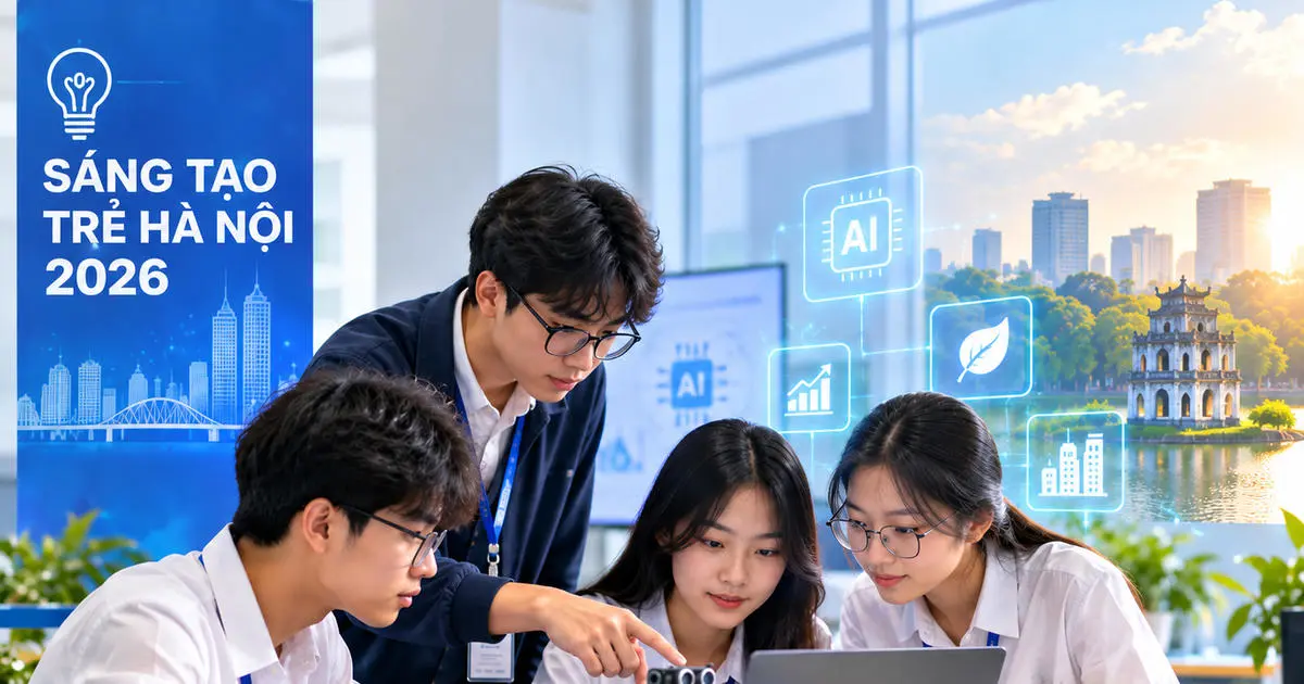 Cuộc thi Sáng tạo trẻ Hà Nội: Bệ phóng ý tưởng AI cho sinh viên