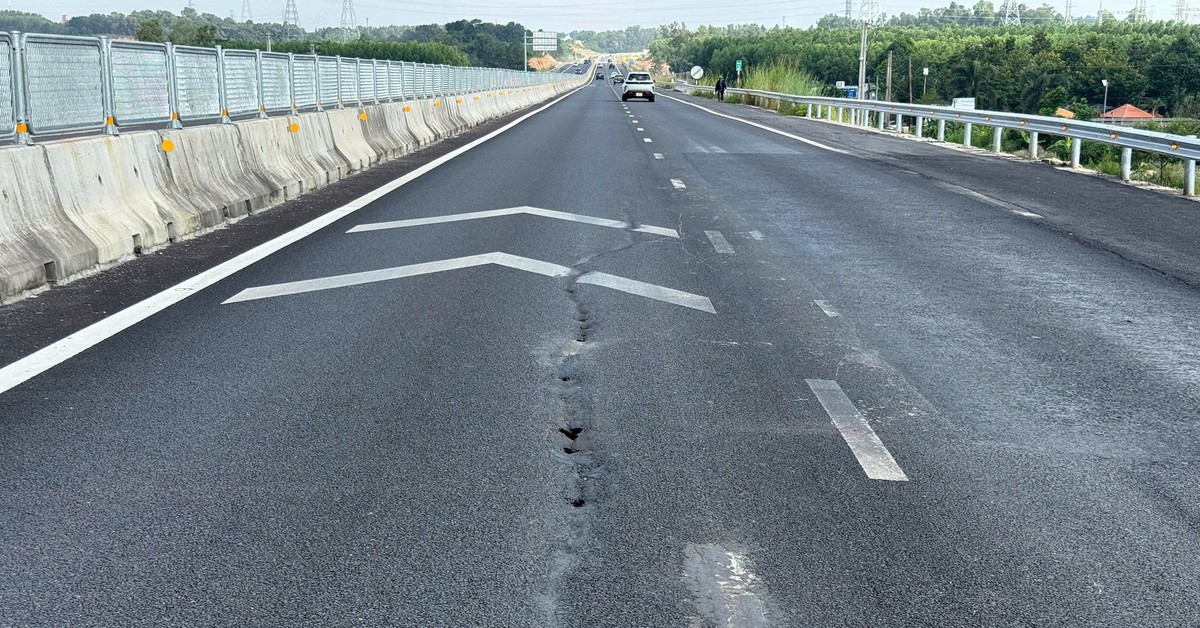 Vết nứt 40m trên cao tốc Biên Hòa - Vũng Tàu: Cảnh báo từ nền địa chất yếu