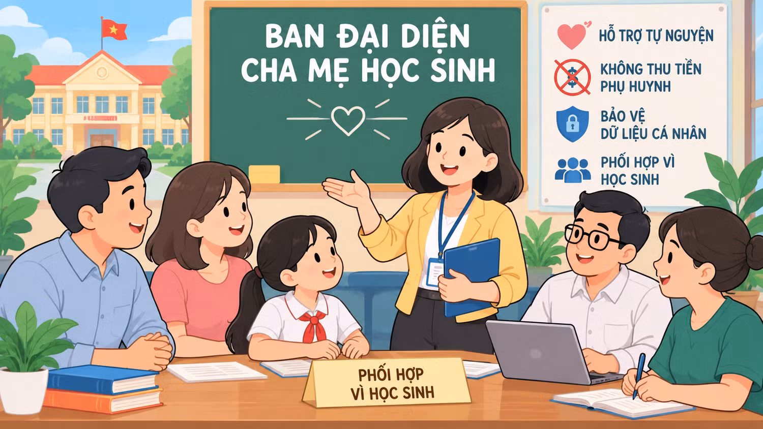 Những thay đổi quan trọng trong Điều lệ Ban đại diện cha mẹ học sinh: Phụ huynh cần biết gì?
