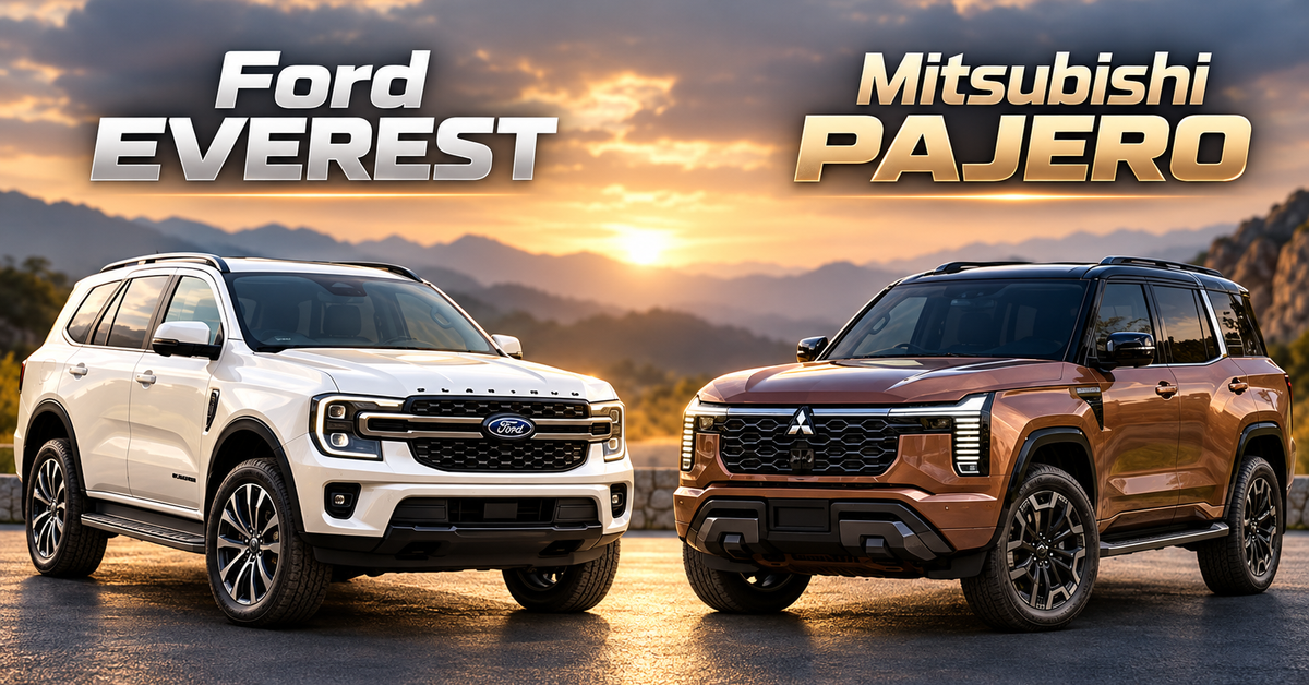 Mitsubishi Pajero vs Ford Everest: chọn SUV địa hình nào cho người mê động cơ dầu?