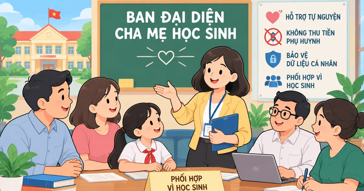 Những thay đổi quan trọng trong Điều lệ Ban đại diện cha mẹ học sinh: Phụ huynh cần biết gì?