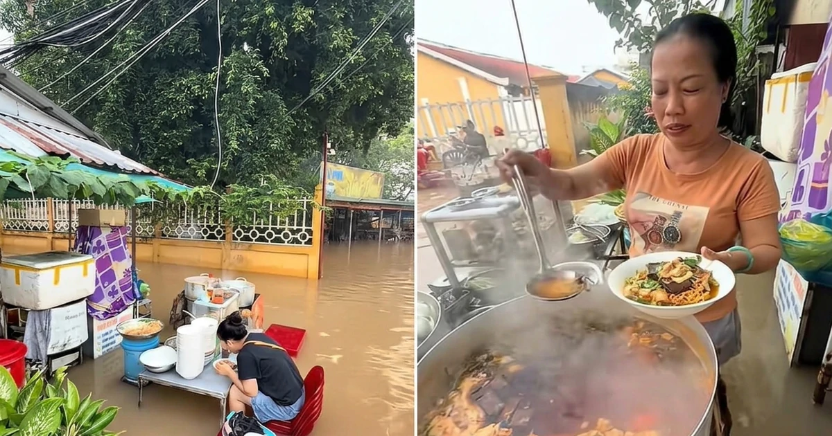 Quán bún riêu ngập nước Cần Thơ và sức sống vỉa hè