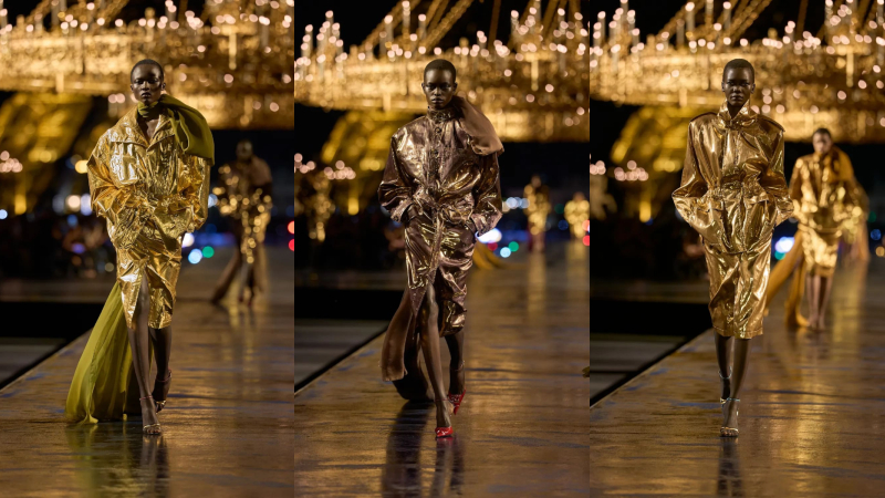 Saint Laurent Xuân Hè: Hoàng Kim Cho Một Thập Kỷ Anthony Vaccarello