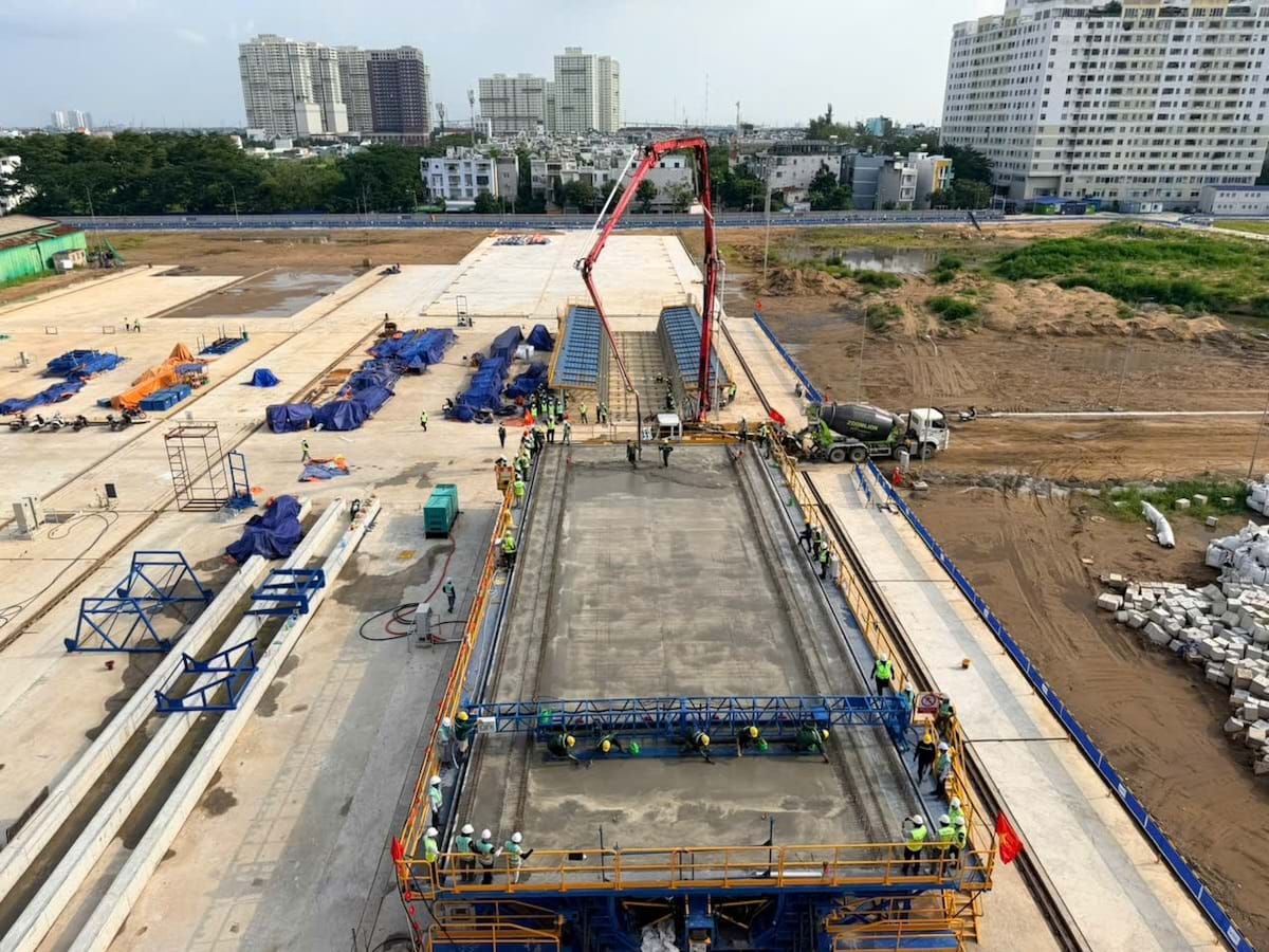 Việt Nam tự chủ sản xuất phiến dầm đường sắt tốc độ cao