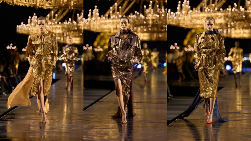 Saint Laurent Xuân Hè: Hoàng Kim Cho Một Thập Kỷ Anthony Vaccarello