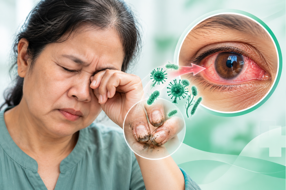 Mụn quanh mắt cảnh báo bệnh gì và cách xử lý an toàn