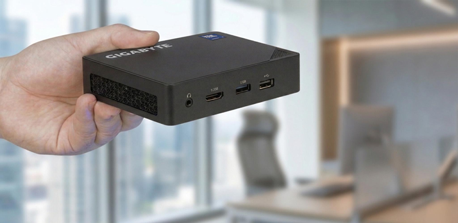 Gigabyte Brix: Mini PC 0,5L tích hợp AI cho văn phòng hiện đại