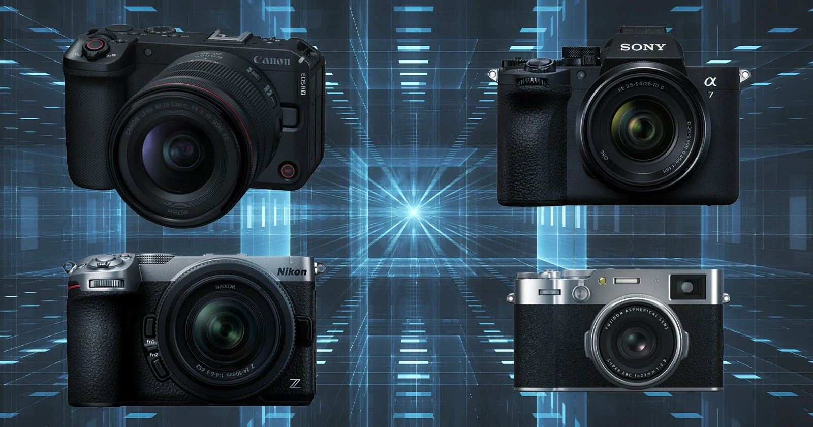 Canon, Nikon, Sony, Fujifilm: 4 con đường cho máy ảnh tương lai