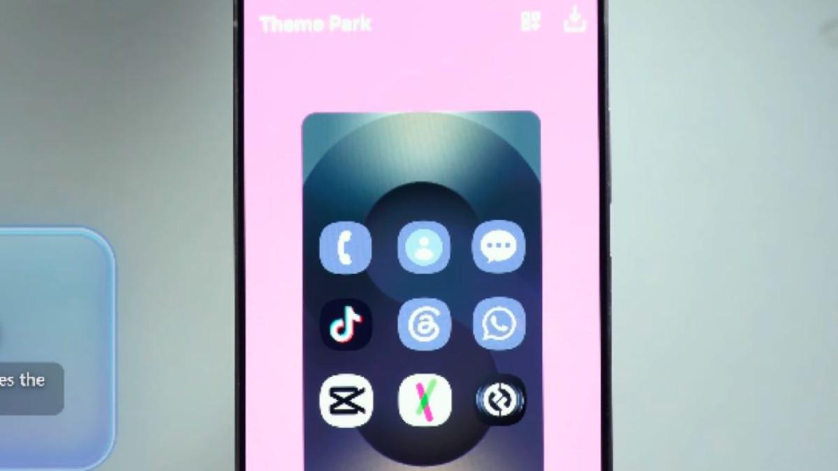 Cara Buat Ikon Aplikasi Bergaya Kaca di Telefon Samsung
