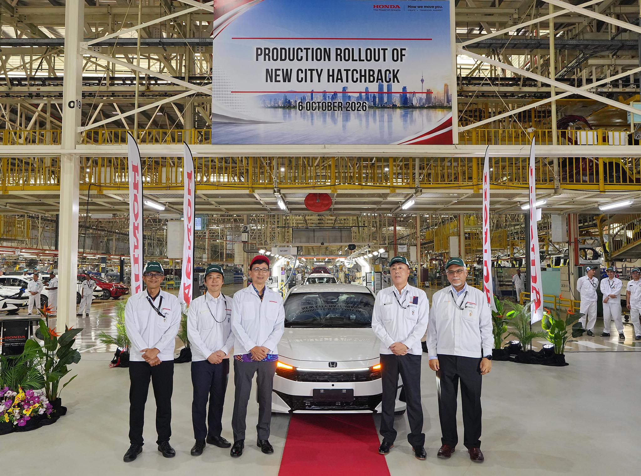 Honda City Hatchback Baharu Mula Keluar Dari Kilang Melaka