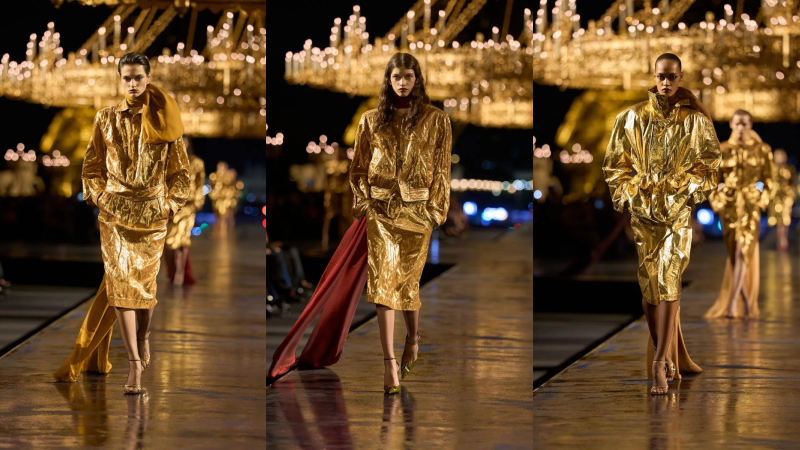 Saint Laurent Xuân Hè: Hoàng Kim Cho Một Thập Kỷ Anthony Vaccarello