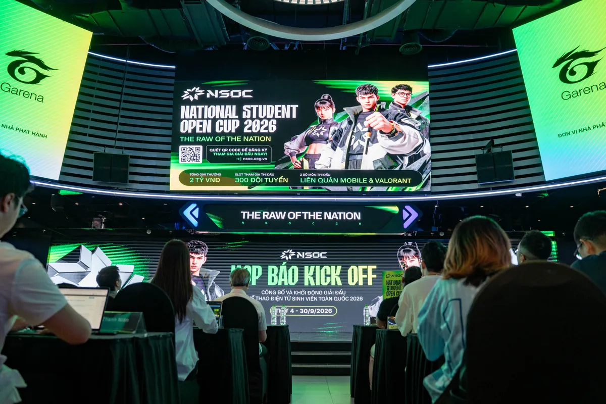 NSOC khởi động với giải thưởng 2 tỷ đồng cho sinh viên mê Esports