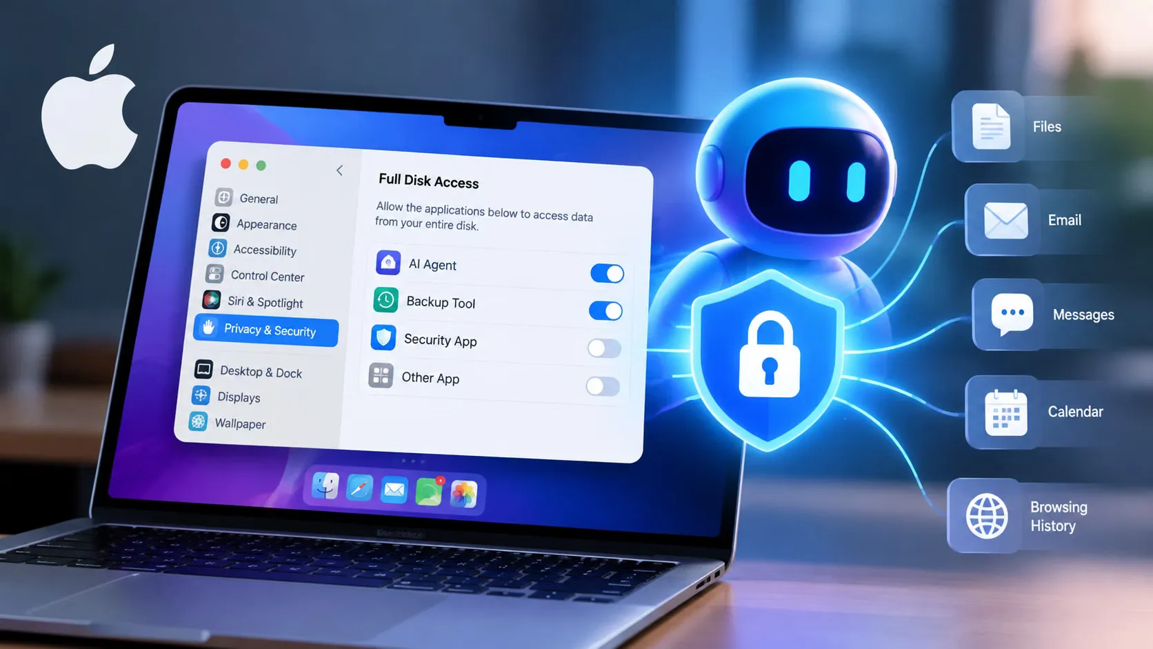 Apple siết Full Disk Access để kiềm chế AI agents trên macOS
