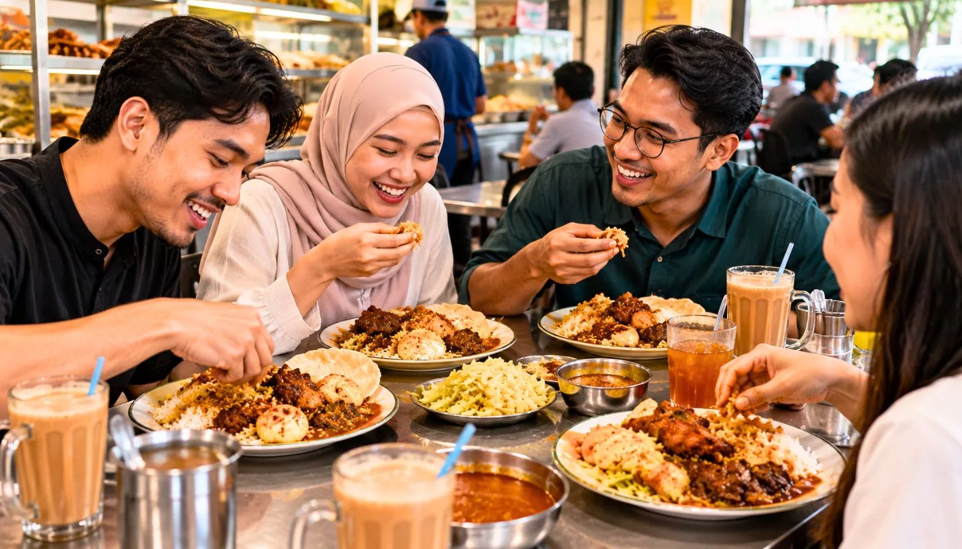 Panduan Lengkap Restoran Nasi Kandar Terbaik: Lauk Pelbagai, Kuah Campur & Port 24 Jam
