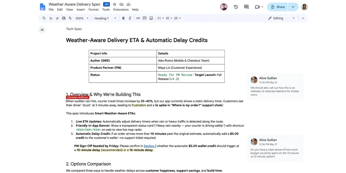 Google Docs và Drive hỗ trợ file Markdown trực tiếp