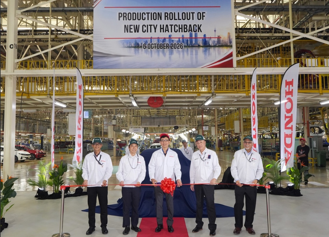 Honda City Hatchback Baharu Mula Keluar Dari Kilang Melaka