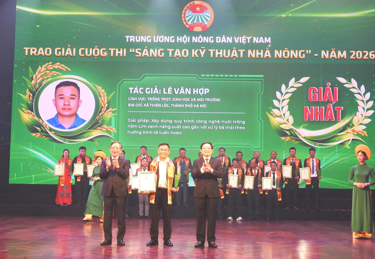 42 nhà khoa học nông dân được vinh danh: sức mạnh sáng tạo từ đồng ruộng