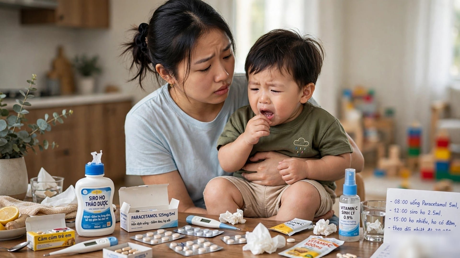 Trẻ dễ ốm khi thời tiết giao mùa: nhận diện nguy hiểm và chăm sóc đúng cách