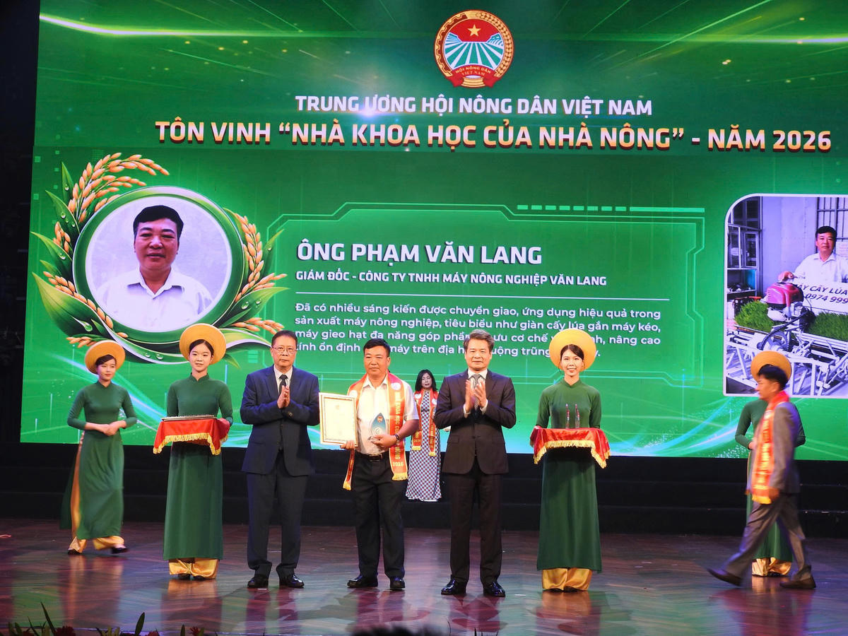 42 nhà khoa học nông dân được vinh danh: sức mạnh sáng tạo từ đồng ruộng