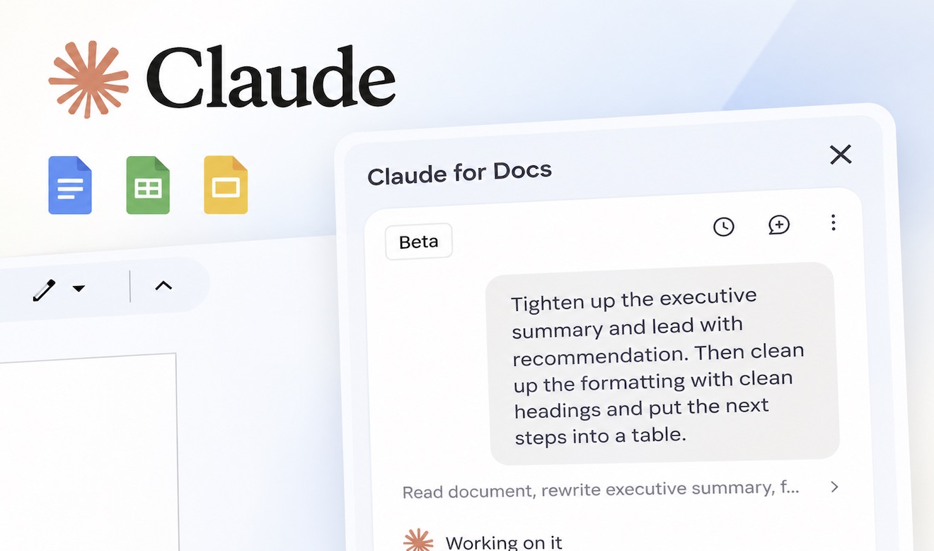 Hướng dẫn dùng Claude Google Workspace để tăng tốc công việc văn phòng