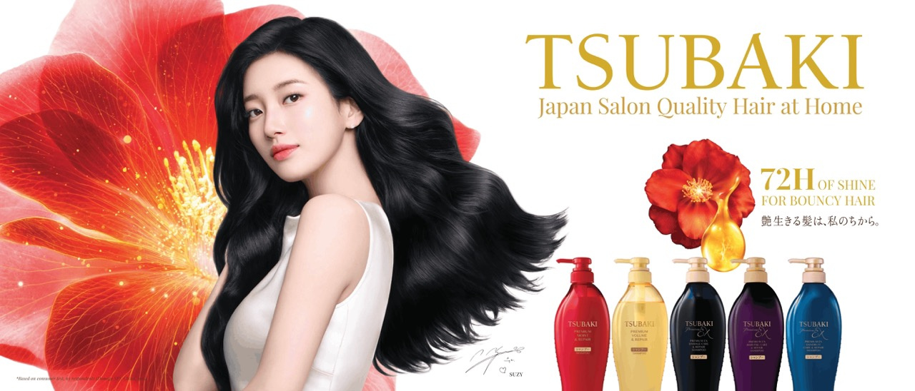Penjagaan Rambut Jepun TSUBAKI Untuk Kulit Kepala Dan Tekstur Rambut