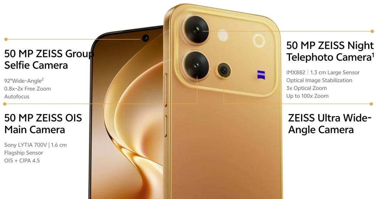 Vivo V80 vs V80 Lite 5G: chọn pin 10.000 mAh hay Snapdragon 7 Gen 4?