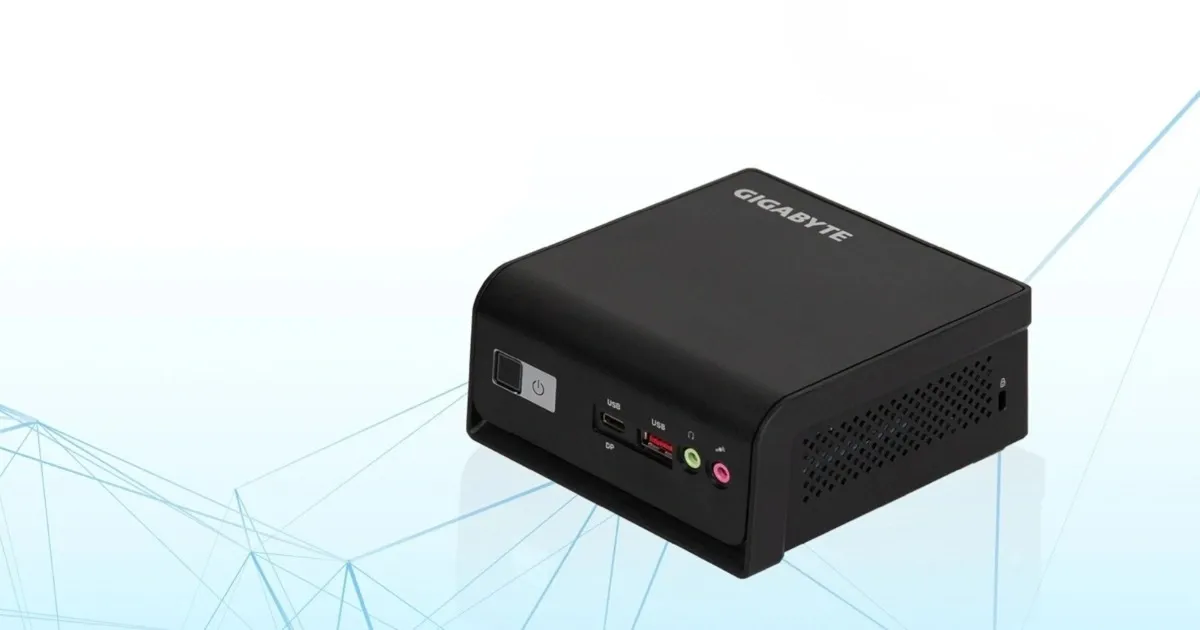 Gigabyte Brix: Mini PC 0,5L tích hợp AI cho văn phòng hiện đại