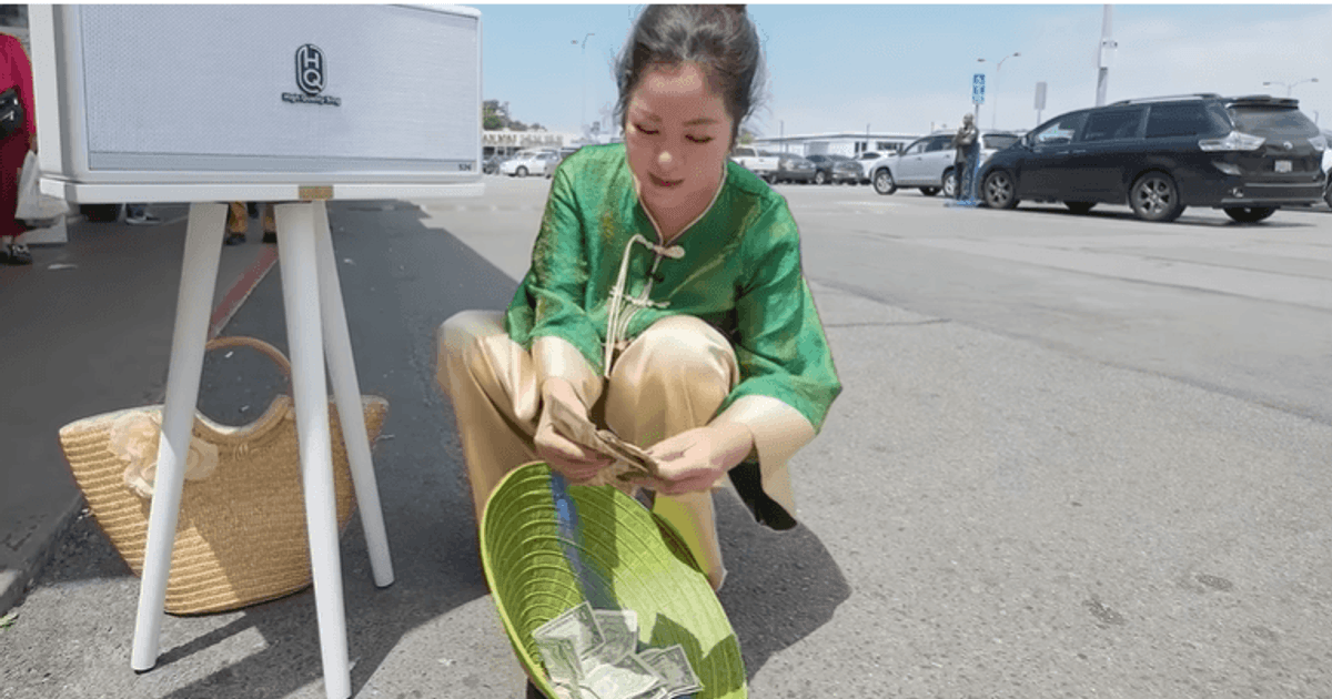 Danh hài Thúy Nga hát rong ở chợ Mỹ: khi tiếng cười hóa thành thiện nguyện