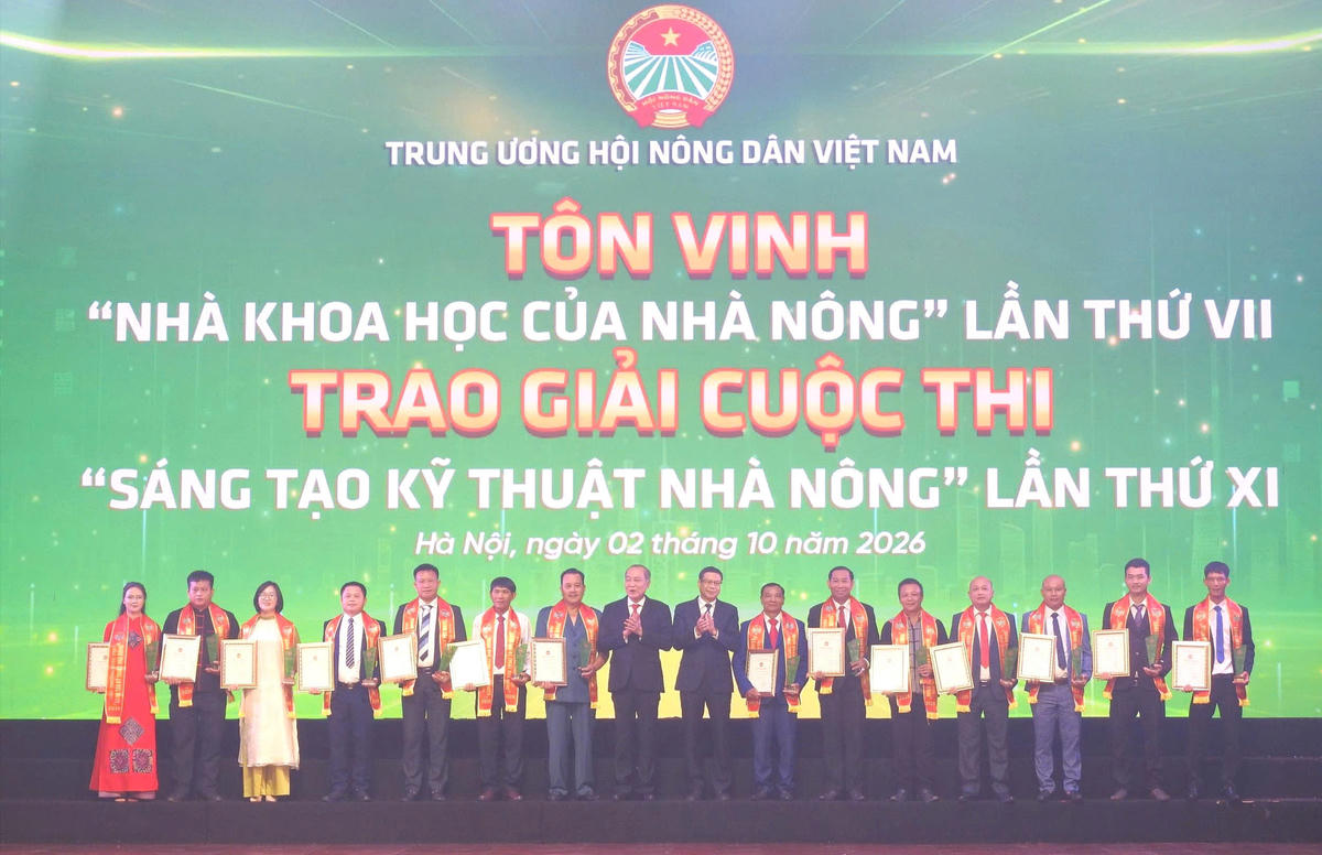 42 nhà khoa học nông dân được vinh danh: sức mạnh sáng tạo từ đồng ruộng