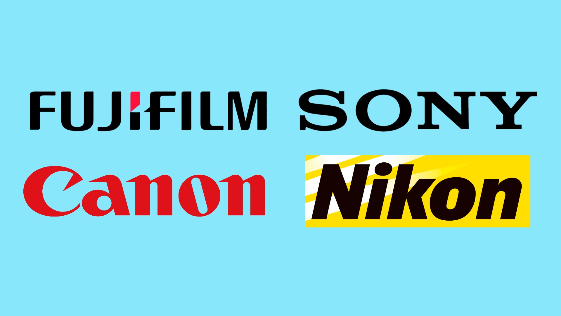 Canon, Nikon, Sony, Fujifilm: 4 con đường cho máy ảnh tương lai