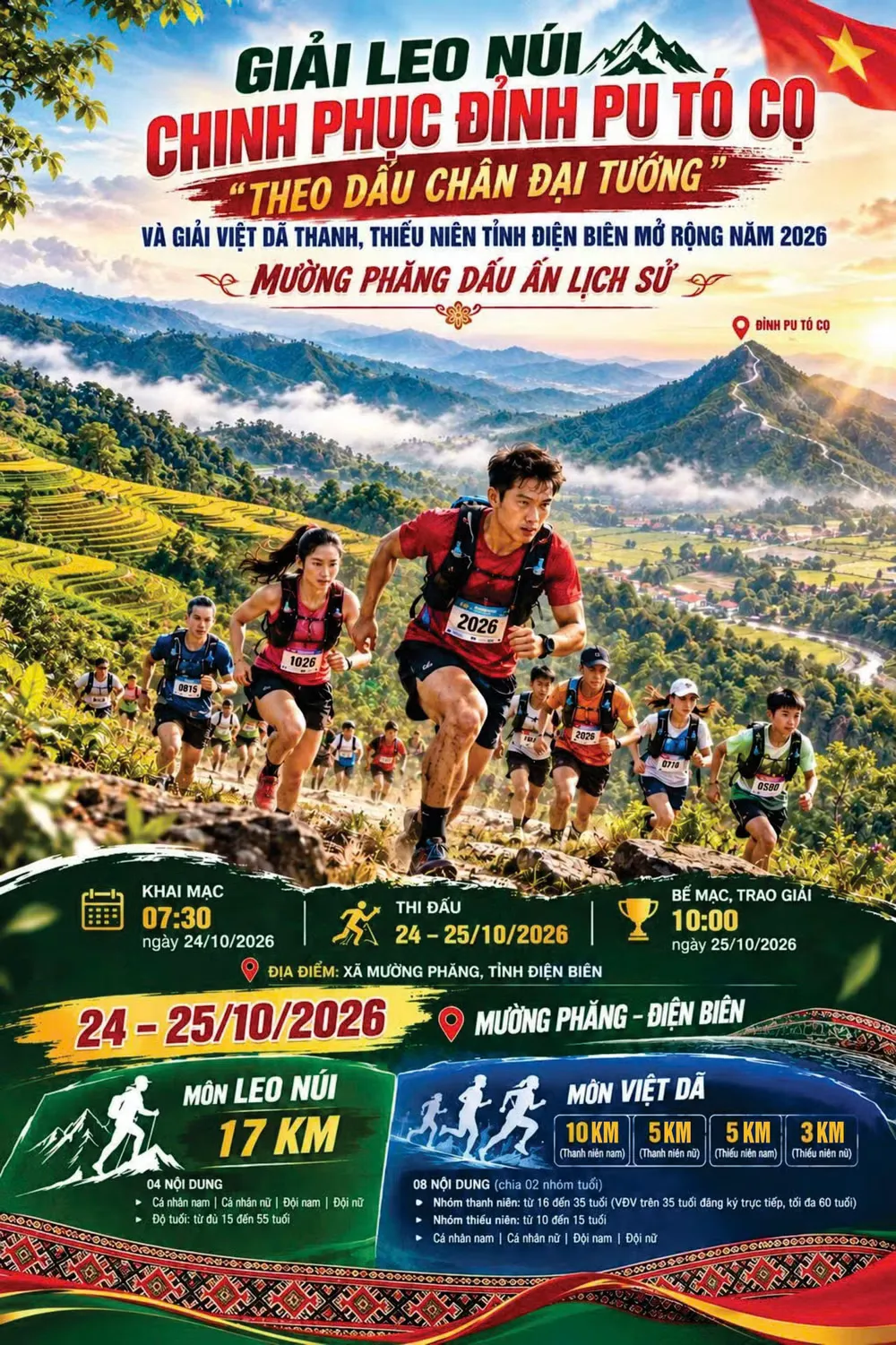 Chinh phục đỉnh Pú Tó Cọ theo dấu chân Đại tướng