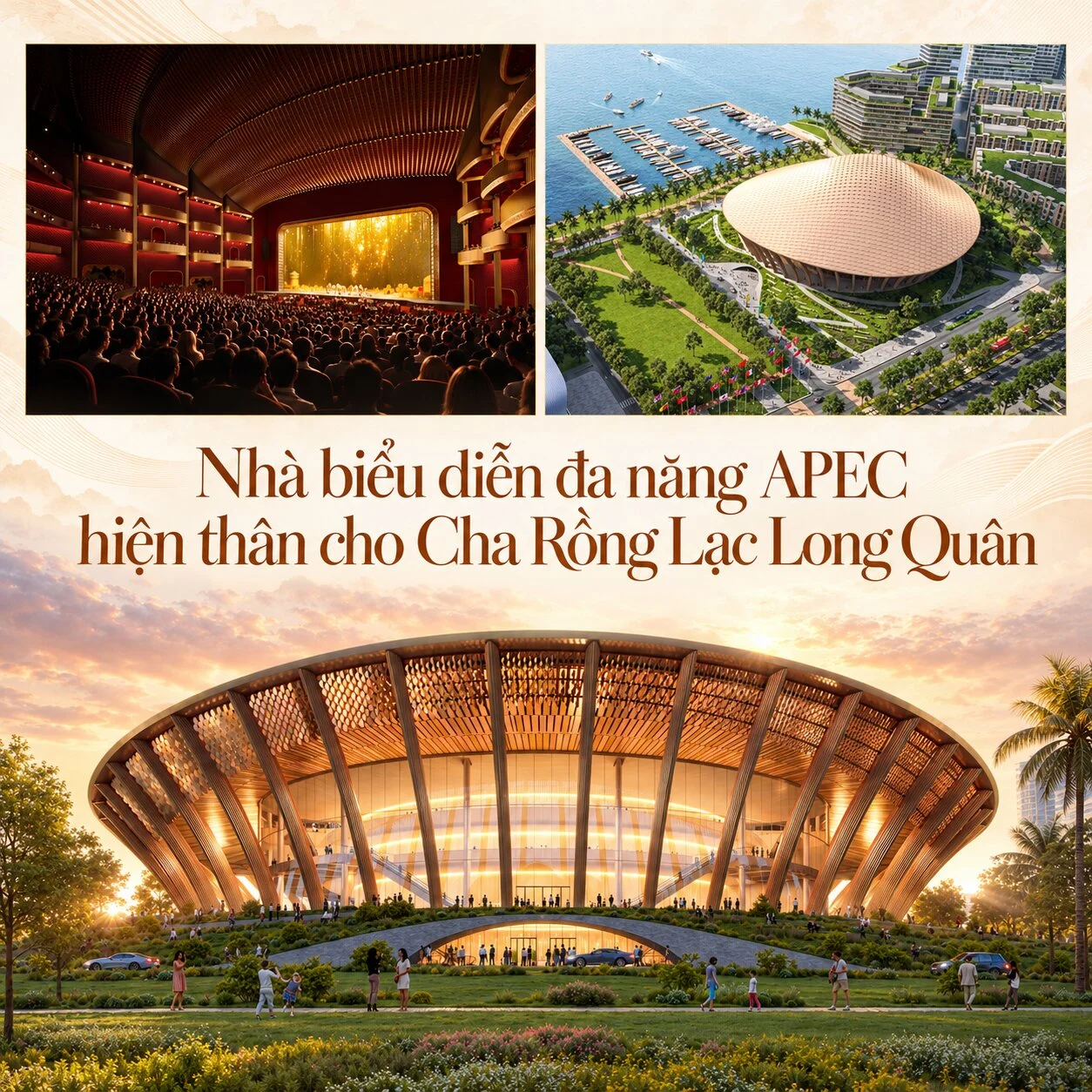 Hai công trình biểu tượng APEC Phú Quốc tiết lộ công nghệ và thiết kế ‘chưa từng có’