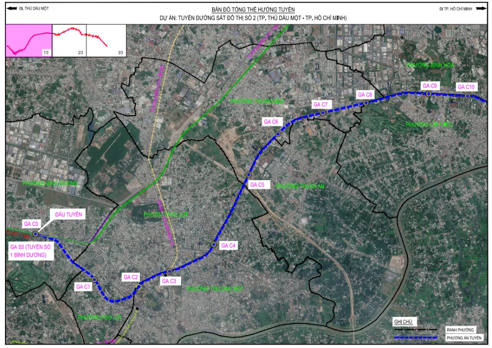 Metro Thủ Dầu Một - TP.HCM 33,2km: Những ga sẽ thay đổi bản đồ giao thông