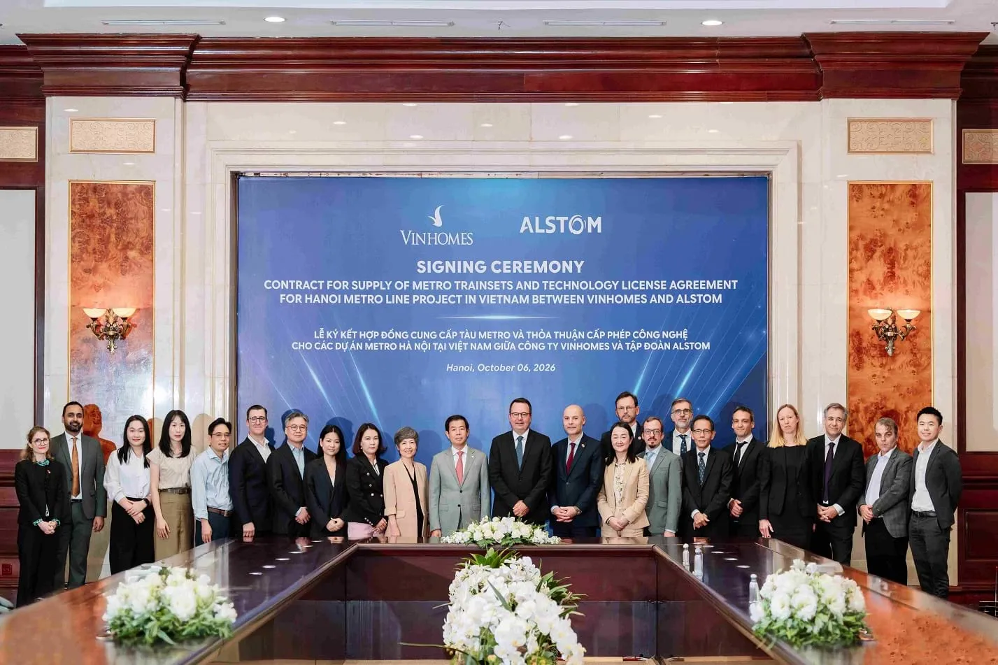 Vingroup – Alstom và bước ngoặt công nghệ tàu metro Hà Nội