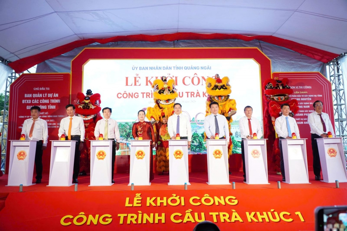 Cầu Trà Khúc 1: Cú hích mới cho phát triển đô thị Quảng Ngãi